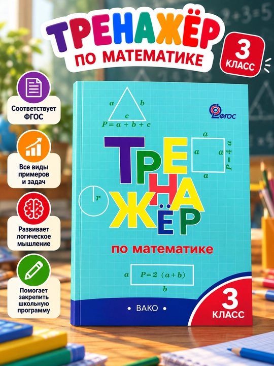 Matematika bo‘yicha trenajyor, 3-sinf - 