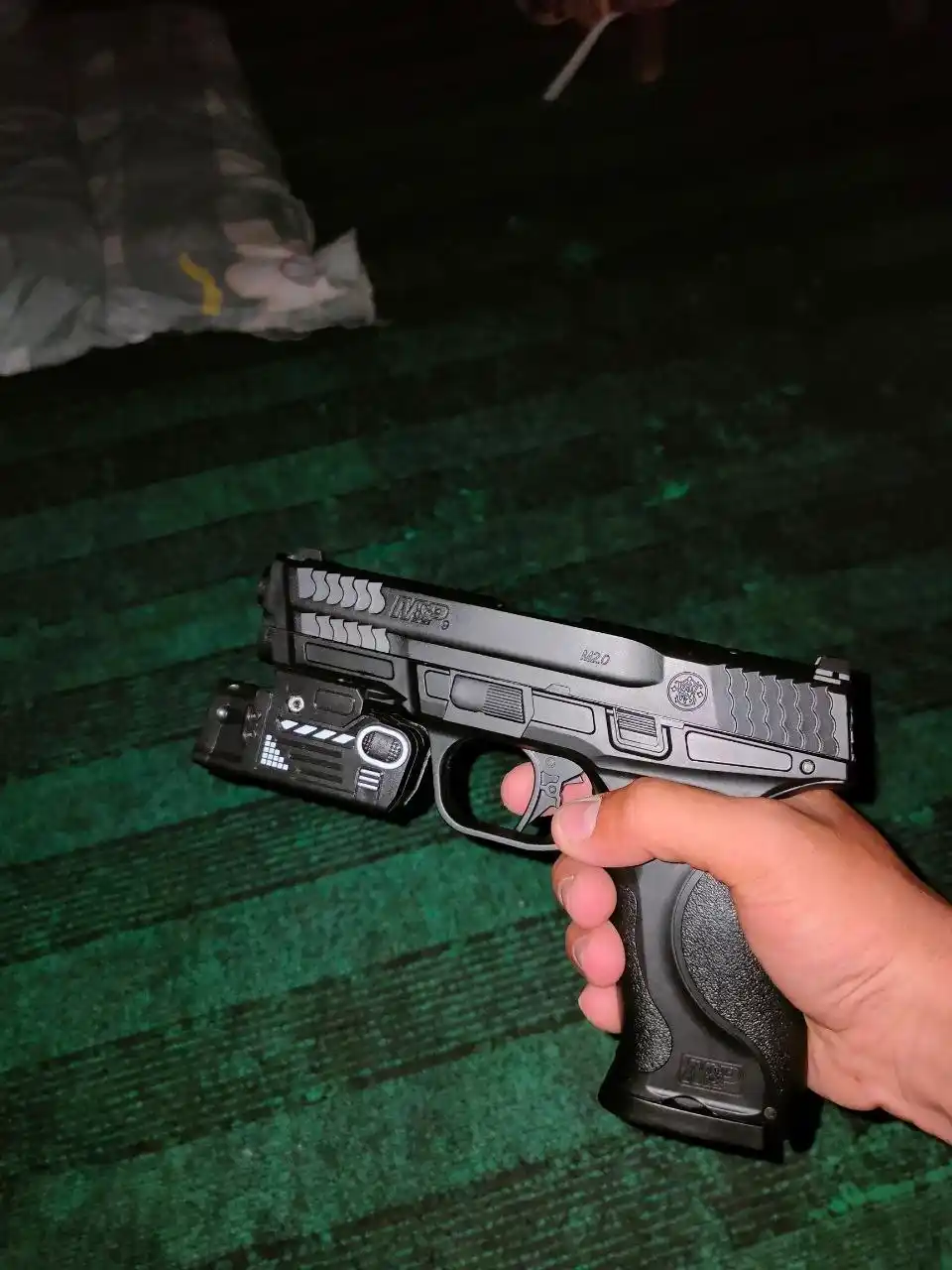 SIG Sauer P320 uslubidagi 6 mm BB Airsoft to‘pponchasi, o‘yinchoq to‘pponcha