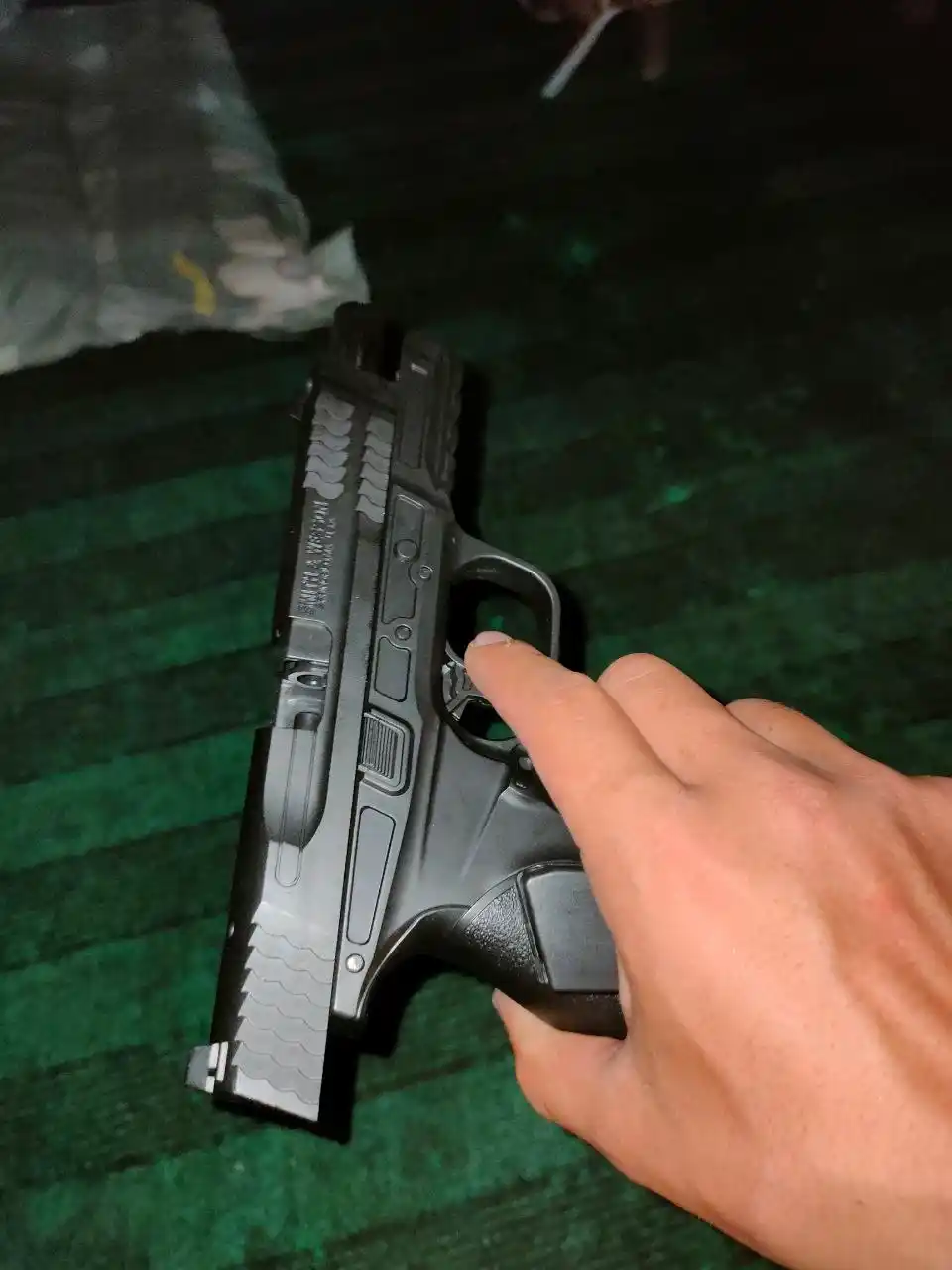 SIG Sauer P320 uslubidagi 6 mm BB Airsoft to‘pponchasi, o‘yinchoq to‘pponcha