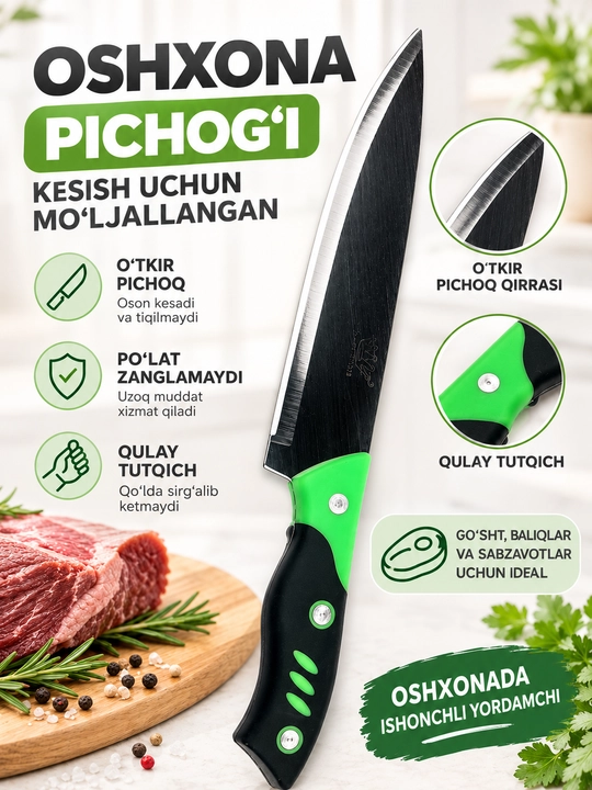 Oshxona uchun pichoqlar - 