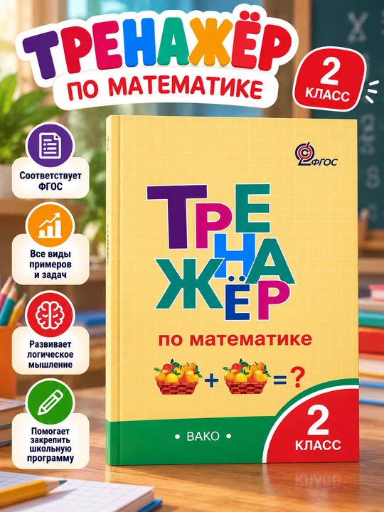 Тренажёр по математике, 2 класс - 