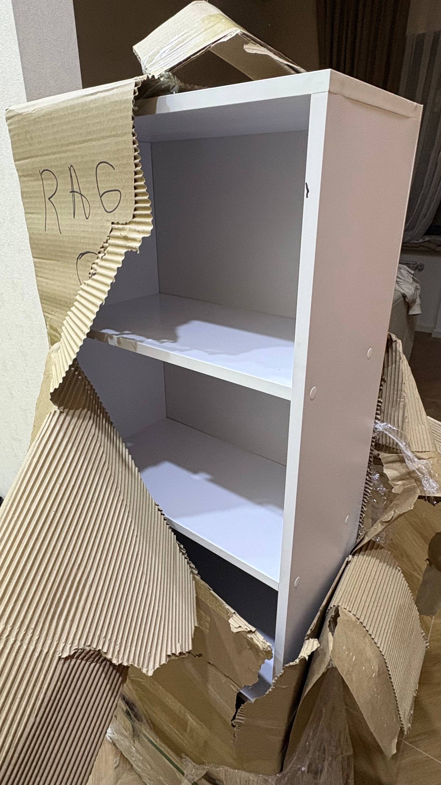 Mini kitob javoni va shkaf GUSSE, to'liq yig'ilgan, 120x60x25 sm