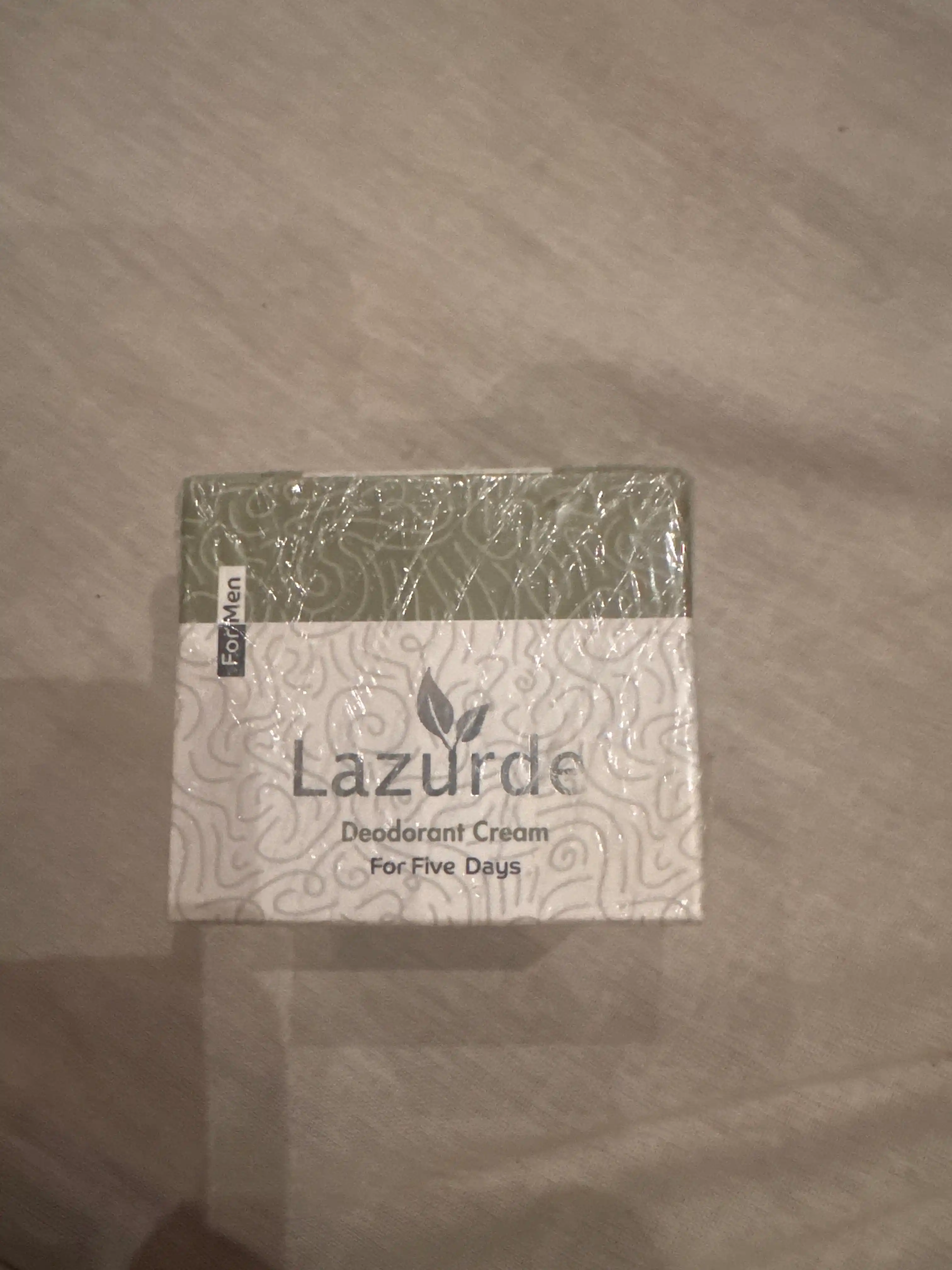 Lazurde Ayollar uchun dezodorant, ter hidiga qarshi antiperspirant krem, 50 gr