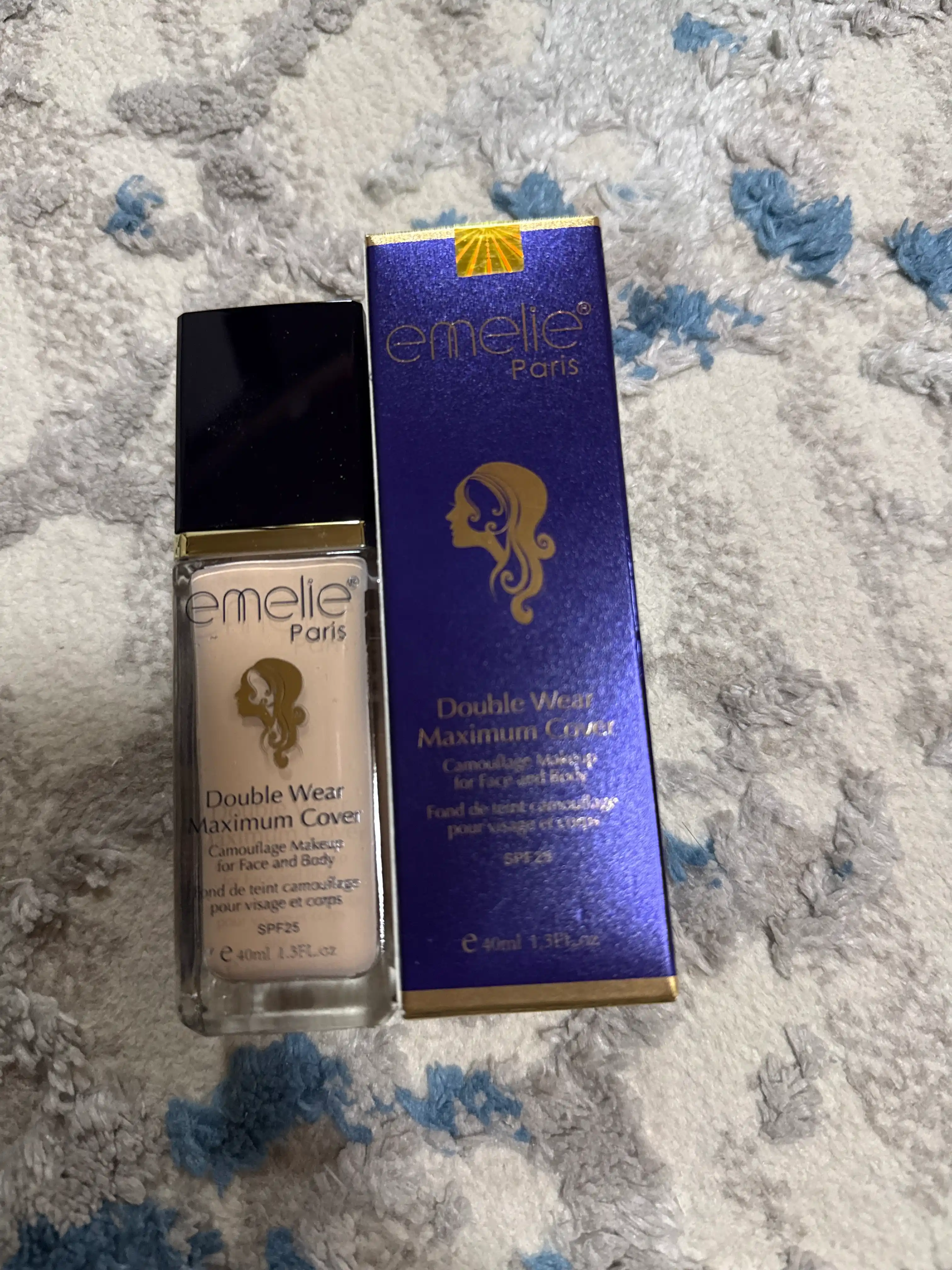 Тональный крем для лица Emelie SPF 25, увлажняющий, матовый тон, 40 мл, E-103