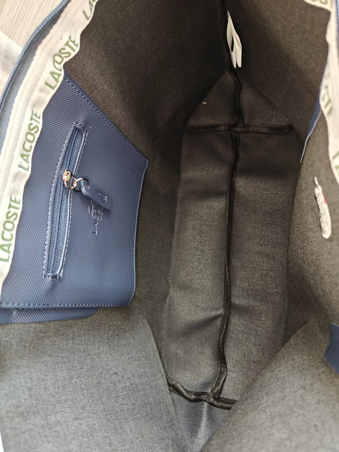 Sumka ayollar uchun katta hajmdagi Lacoste uslubida shopper tout sumkasi