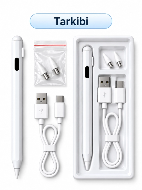 Universal stilus qalam telefon va planshet uchun, sensorli ekran, 3 xil variant