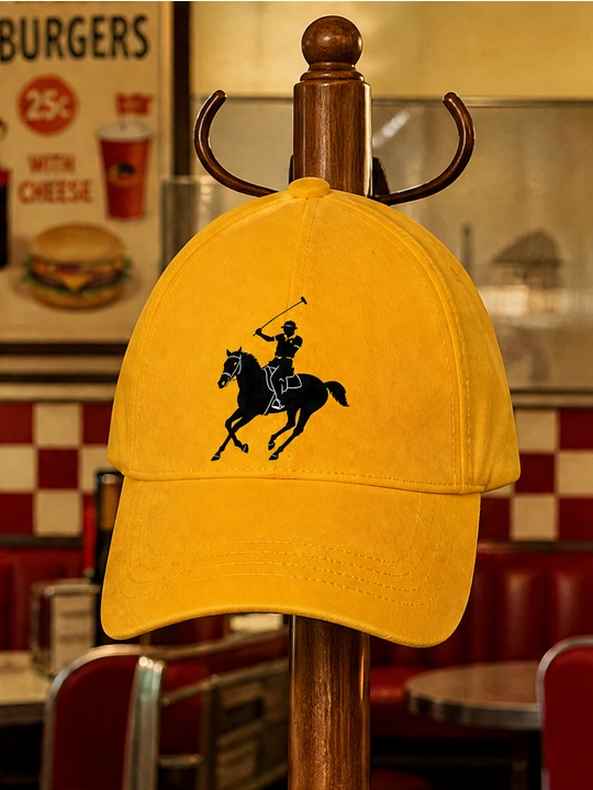 Polo chavandozi printli 100% paxtali 5 panelli beysbolka, uniseks