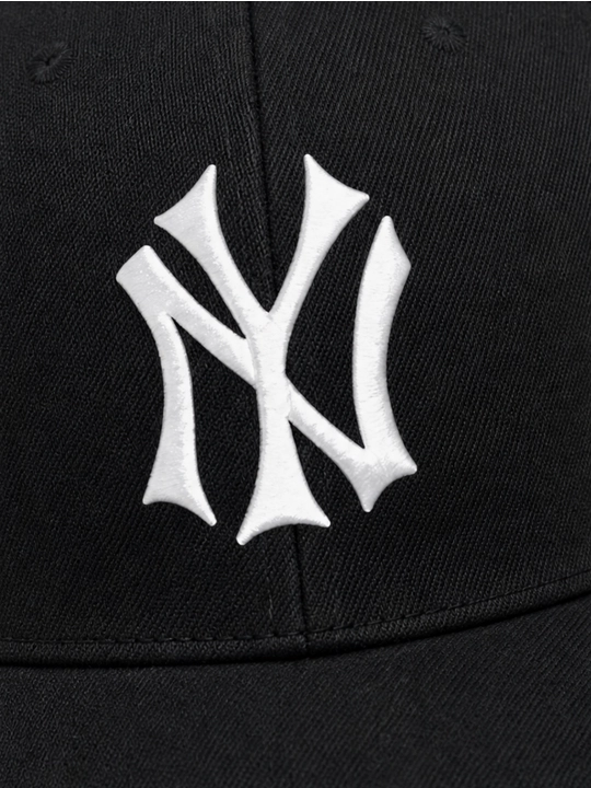 NY monogrammali printli 100% paxtali 5 panelli beysbolka, uniseks