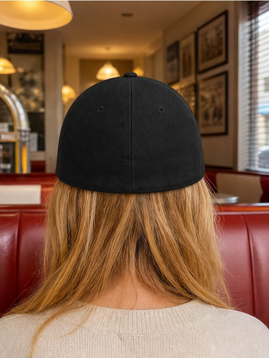 LA monogrammali printli 100% paxtali 5 panelli beysbolka, uniseks