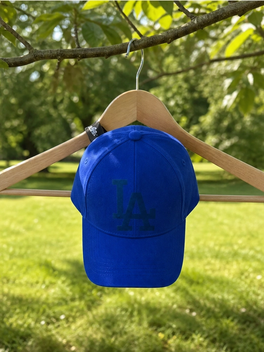 LA monogrammali printli 100% paxtali 5 panelli beysbolka, uniseks