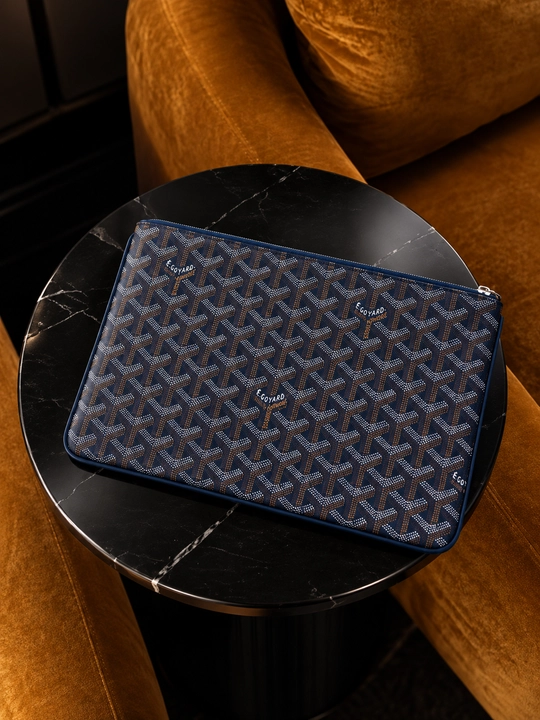 Goyard sumka eko-charmdan erkalar va ayollar uchun, klatch, barsetka erkaklar