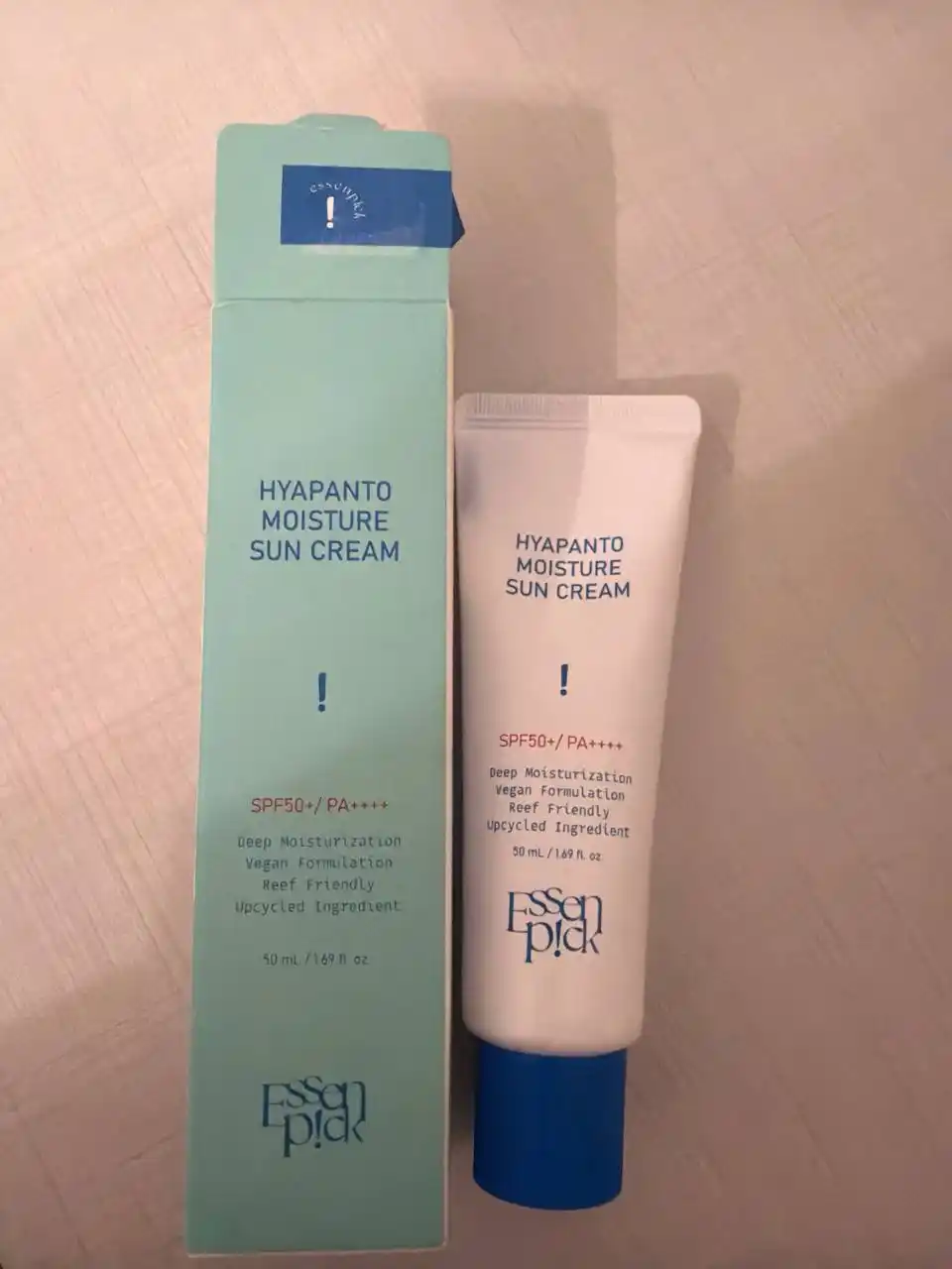 Essenpick SPF krem 50+ PA++++, namlantiruvchi va quyoshdan saqlovchi yuz kremi, 50 ml
