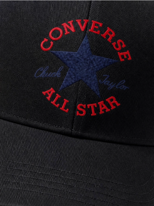 Converse All Star printli 5 panelli 100% paxta beysbolka, uniseks