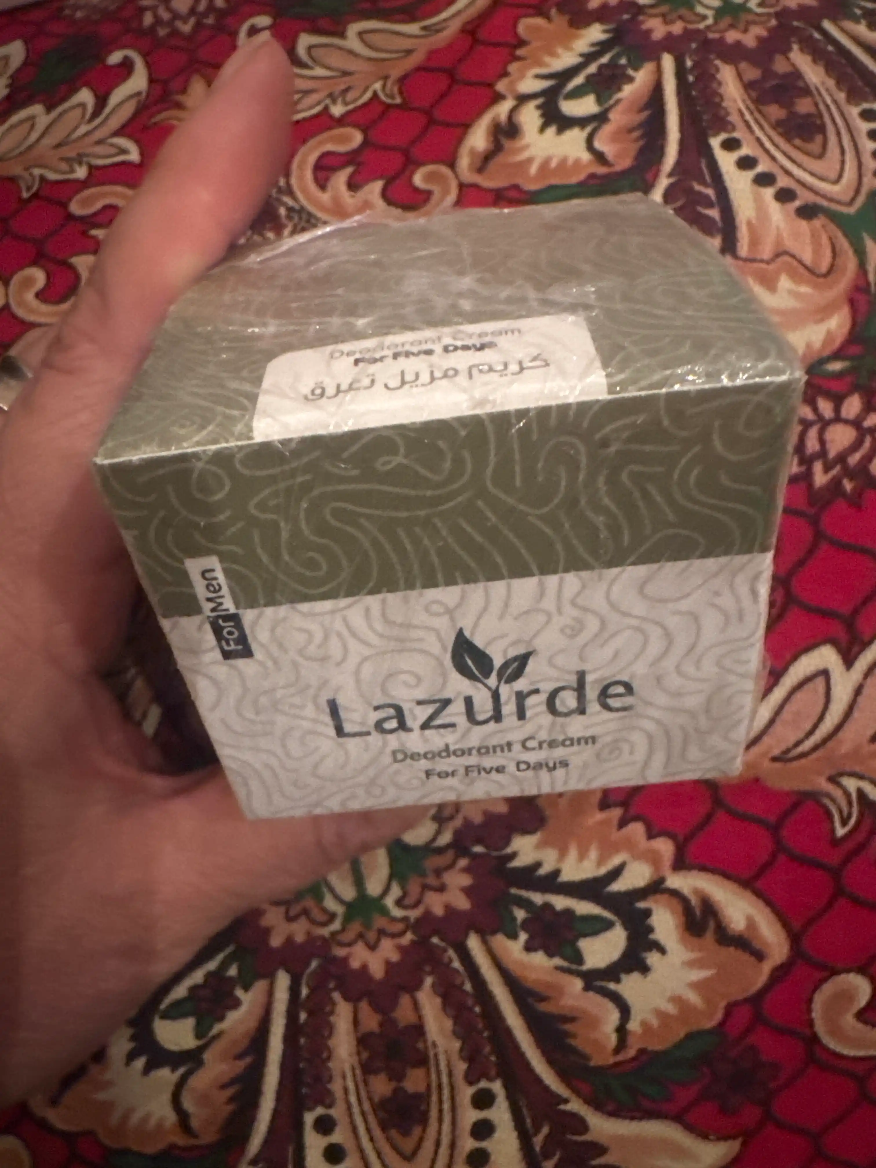 Lazurde Ayollar uchun dezodorant, ter hidiga qarshi antiperspirant krem, 50 gr