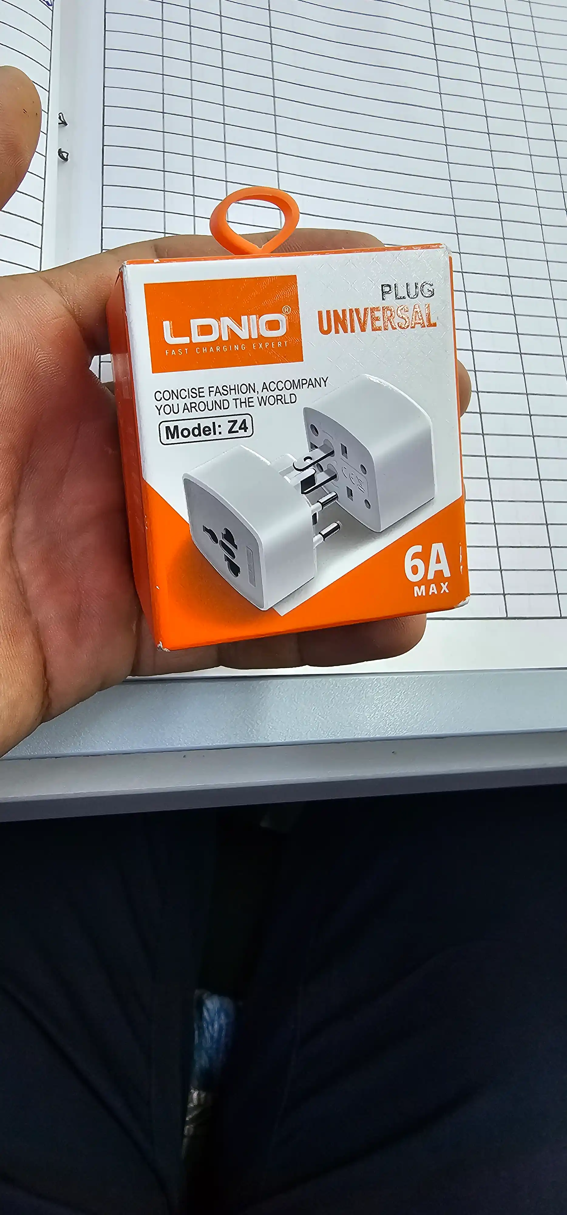 Universal rozetka adapteri (perehodnik) LDNIO Z4, 6A