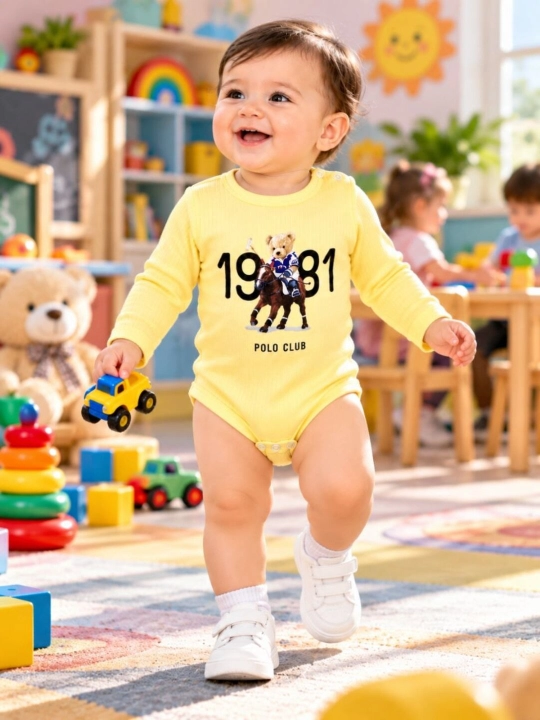 Bodi, bodiycha, og'il bola va qiz bolalar uchun kiyim, 100% paxtadan tikilgan bodiy - 