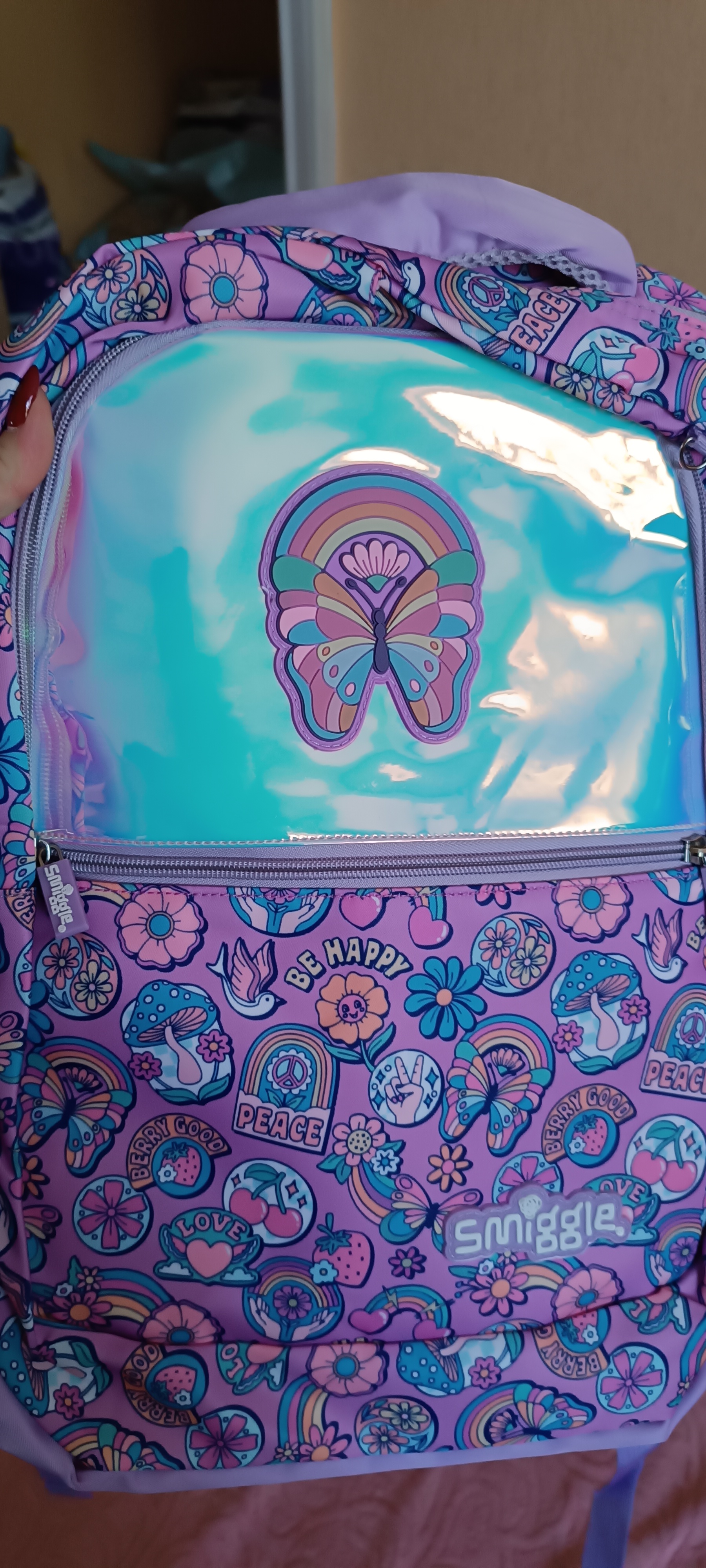 Smiggle maktab ryukzagi, ortopedik, qalamdonli, qizlar uchun, 1–4,-5-6-sinflar uchun