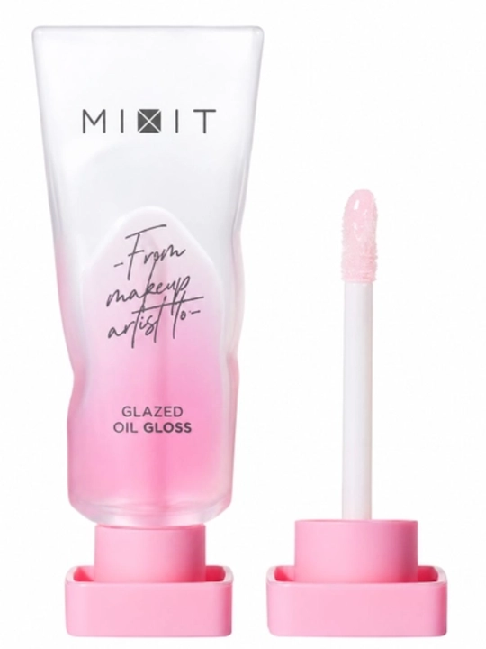 MIXIT Блеск для губ, обогащённый маслами, яркие оттенки, увлажняющий эффект, 10 мл