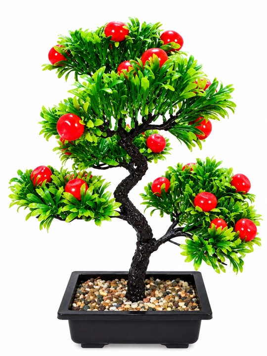 Dekorativ bonsai sun'iy daraxtcha uy va ofis uchun bezak, xushbo'y gul tuvak