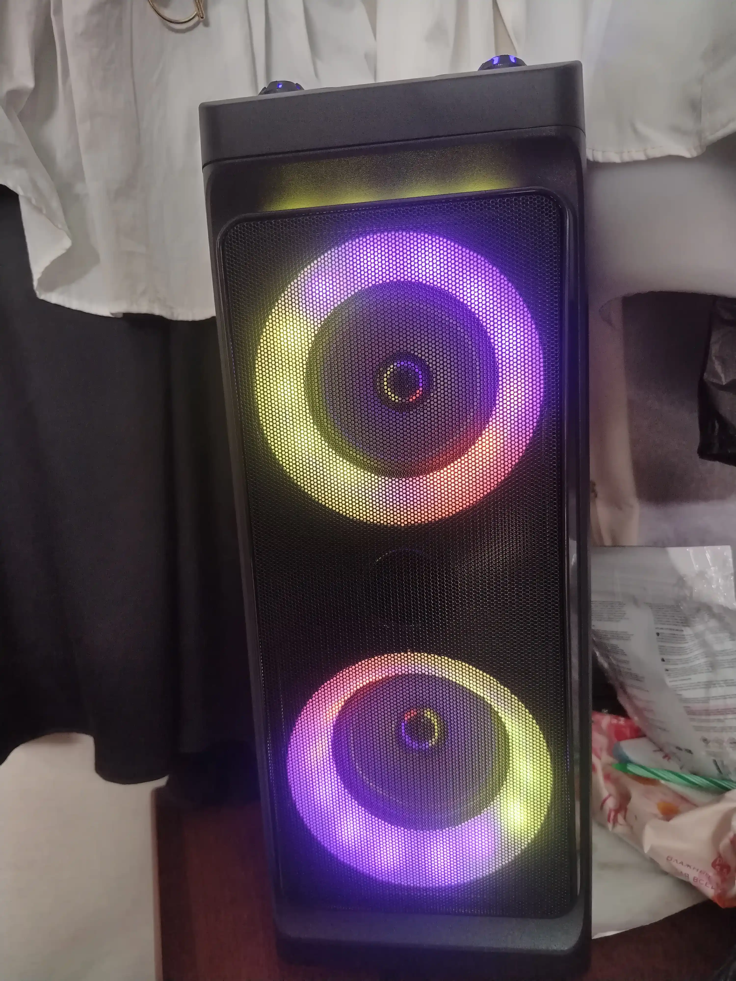 Katta simsiz kalonka Sing-e ZQS, kuchli bass, bluetooth, mikrofonli, karaoke, bayram uchun