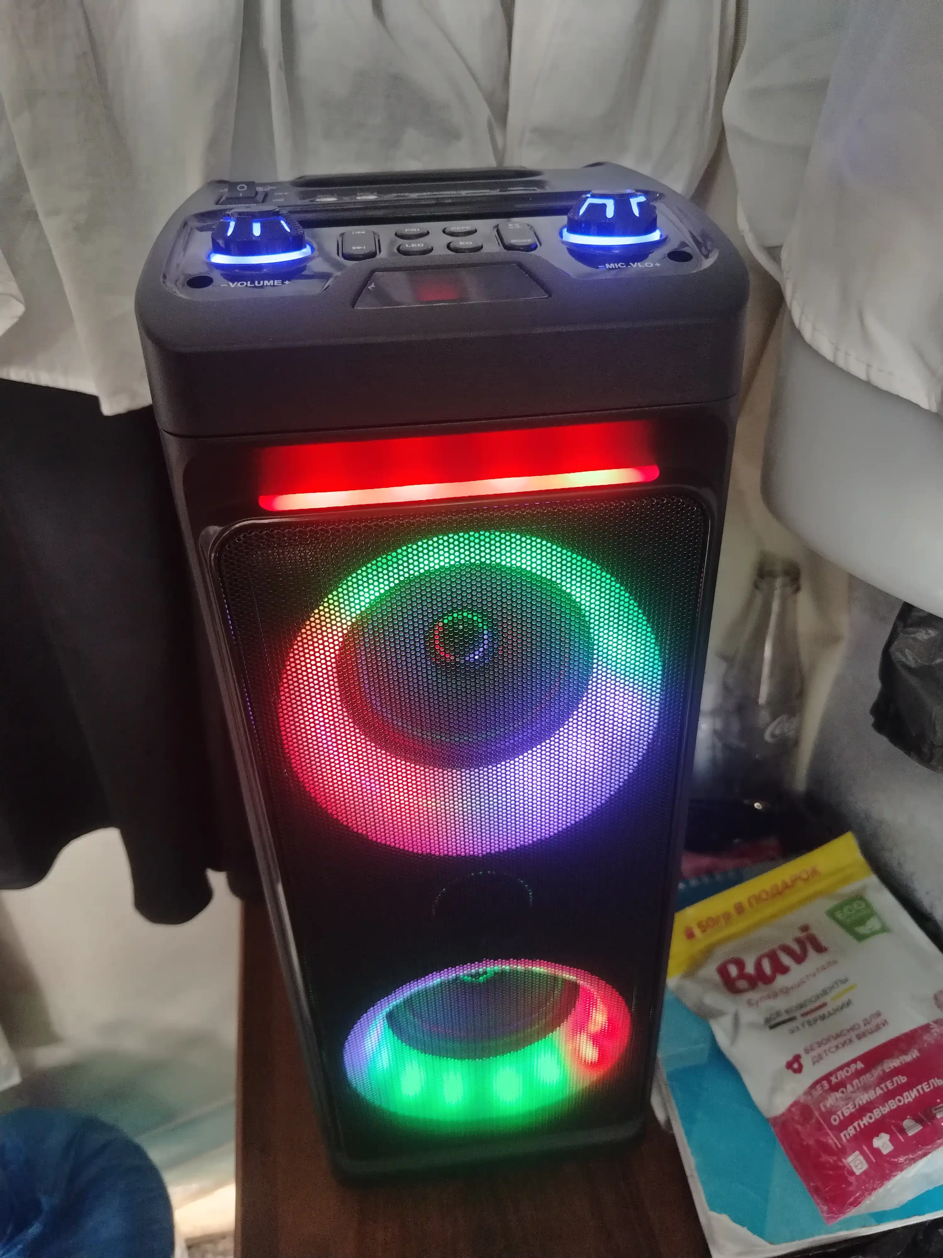 Katta simsiz kalonka Sing-e ZQS, kuchli bass, bluetooth, mikrofonli, karaoke, bayram uchun