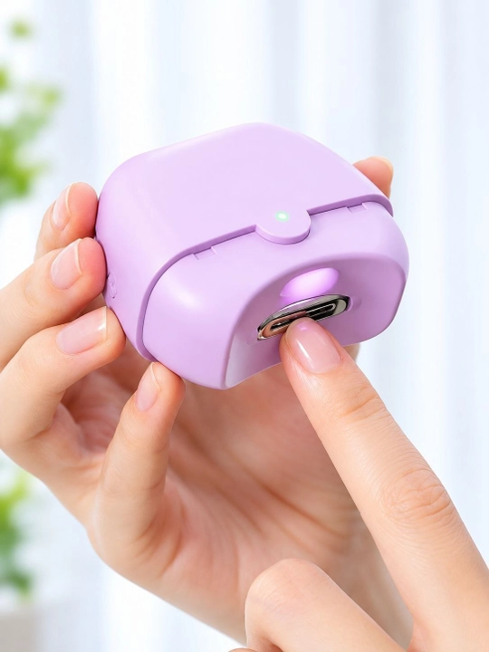 Электрический триммер для ногтей, автоматический маникюрный ножницы с USB-зарядкой