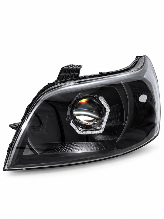 Тюнинговые фары Nexia 3 с Bi-LED Zimmer R80 Max 80W, RGB Angel Eyes, 260 функций