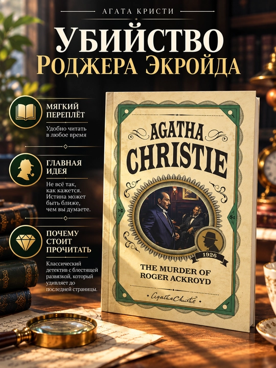 The Murder of Roger Ackroyd, Agatha Christie - 