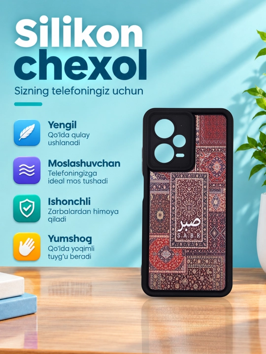 Redmi Note 12 Pro Plus samrtfonlari uchun g'iloflar