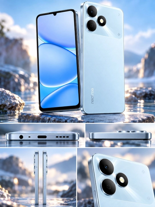 Телефон Realme Note 80 4/64 - 4/128 ГБ, 6.74", 90 Гц, 6300 мАч