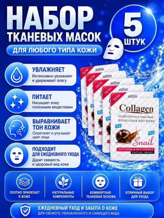 Тканевые маски для лица