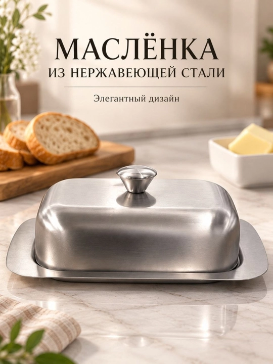 Sariyog‘ idishi — qopqoqli maslenka - 