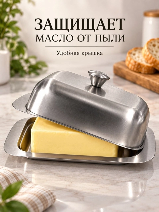 Маслёнка  с крышкой