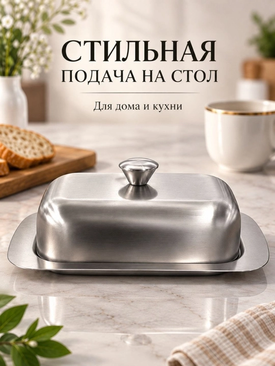 Маслёнка  с крышкой
