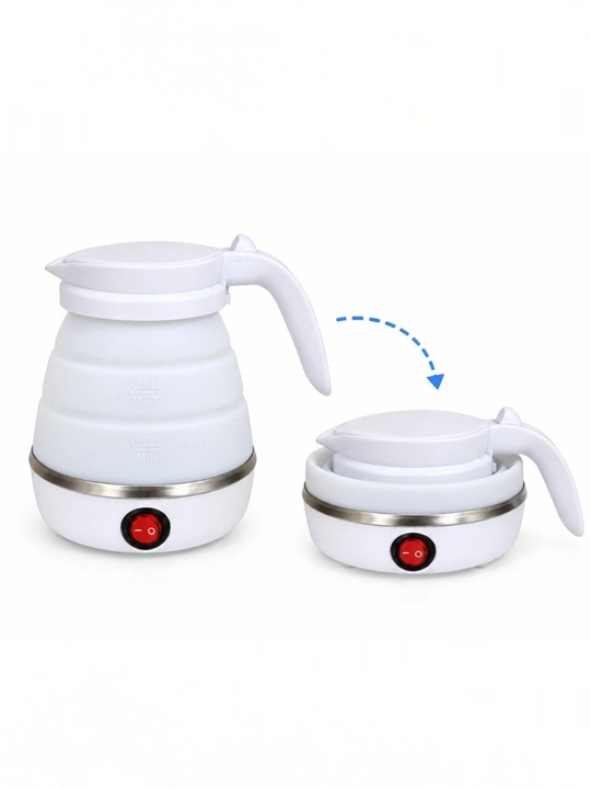 Yig‘iladigan elektr choynak sayohat uchun, silikon, 600 ml, 600 Vt