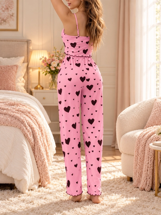 Pijama ayollar uchun, ayollar uchun tungi kiyim 2 tasi 1 da ishton va mayka