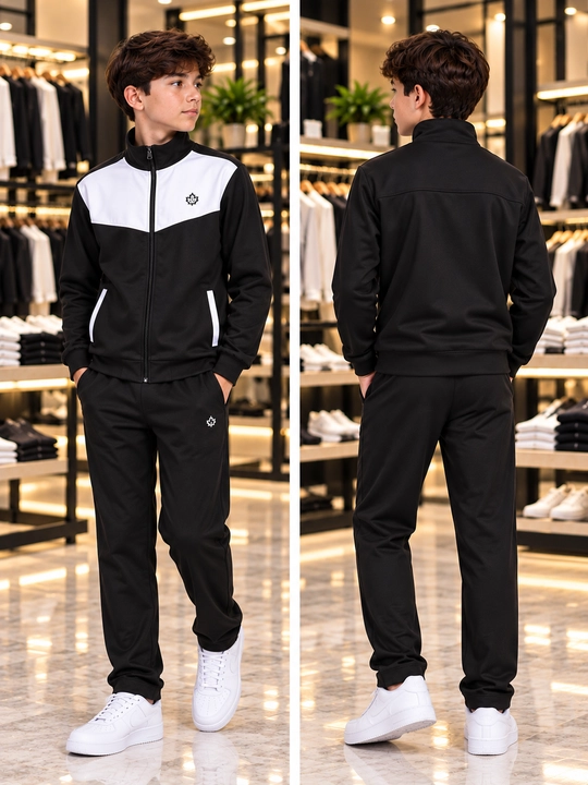 Sport kostyumi, sportivka o‘g‘il bolalar uchun, 11–14 yosh, 100% paxta - 