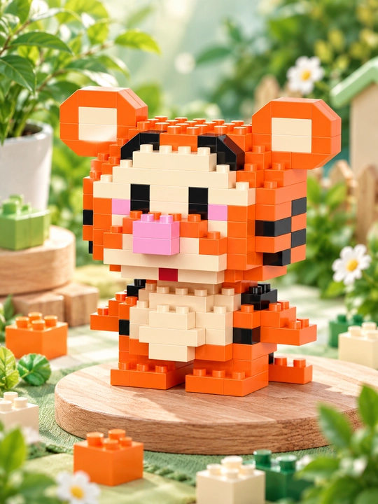 3D mini bloklardan konstruktor o‘yinchoq, 42 xil - 