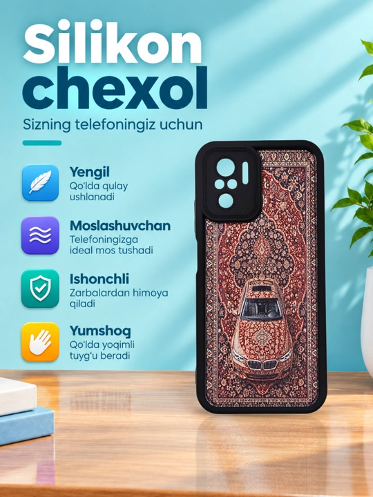 Redmi Note 10 (4G), Redmi Note 10s smartfoni uchun g'iloflar
