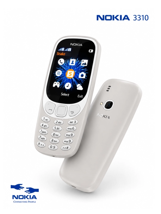 Nokia 3310 dual sim knopka telefon, legenda tugmali telefon uzimeidan o'tgan, 1200 mAh