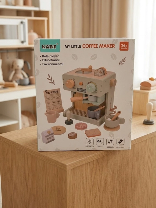 Детская кофемашина, игрушка кафе, кофейный аппарат, ролевая игра, мини-кафе для детей дома
