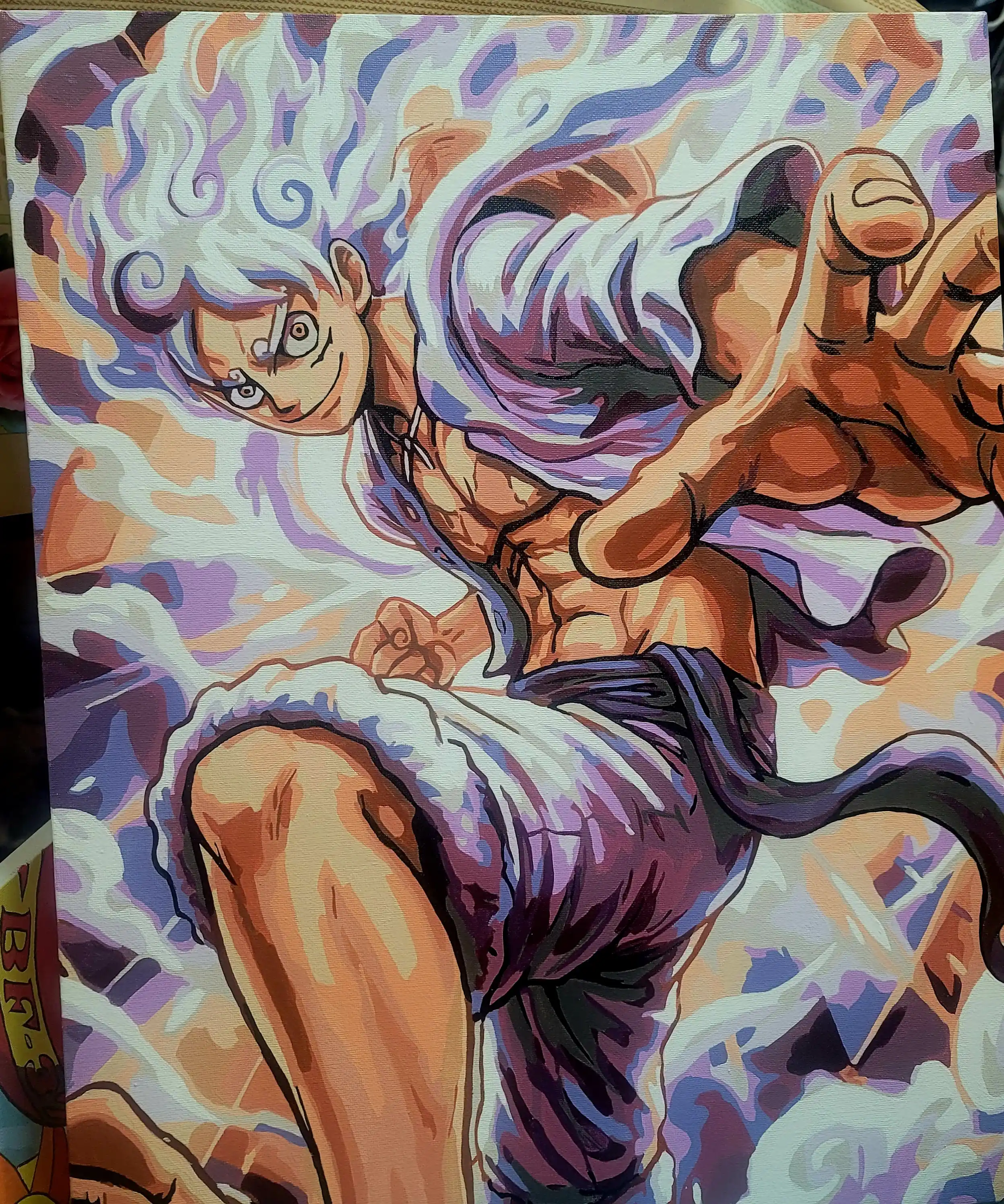 Raqamlar bo'yicha rasm chizish to'plami ARTERY Anime, 40x50 sm, bo'yoqlar bilan