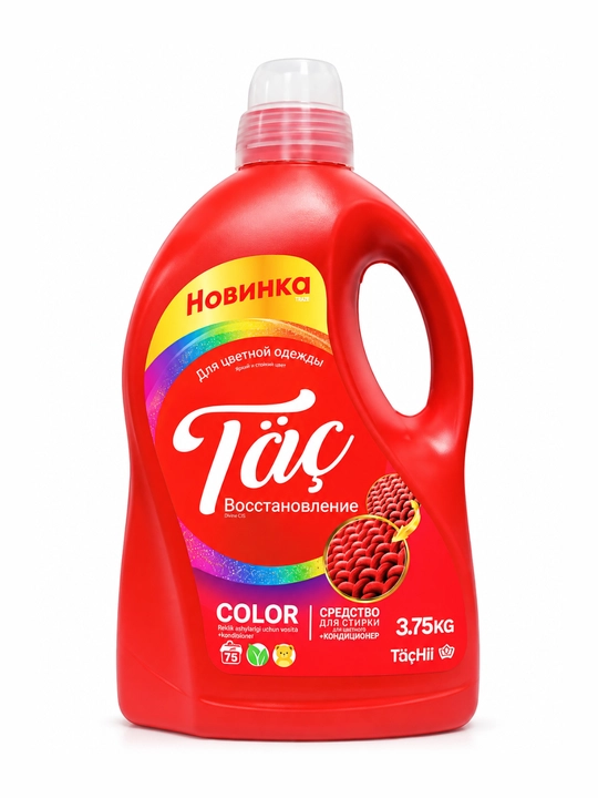 TACh kir yuvish geli, oq va rangli kiyimlar uchun, avtomat, 5 kg, 100 tagacha yuvish