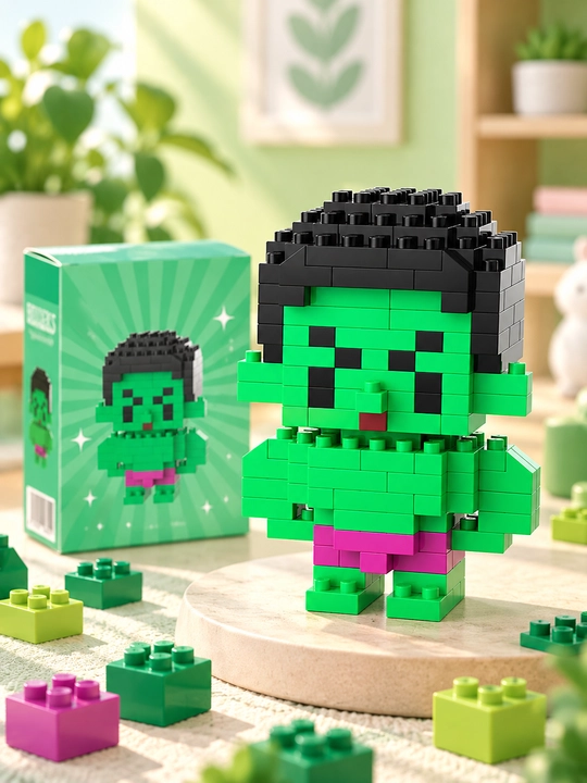 3D mini bloklardan konstruktor o‘yinchoq, 42 xil - 