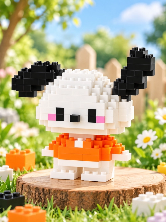 3D mini bloklardan konstruktor o‘yinchoq, 42 xil - 