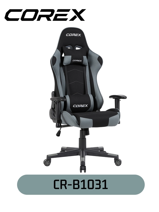 Игровое кресло Corex CR-B1031, ткань, подлокотники 2D, газлифт Class 4