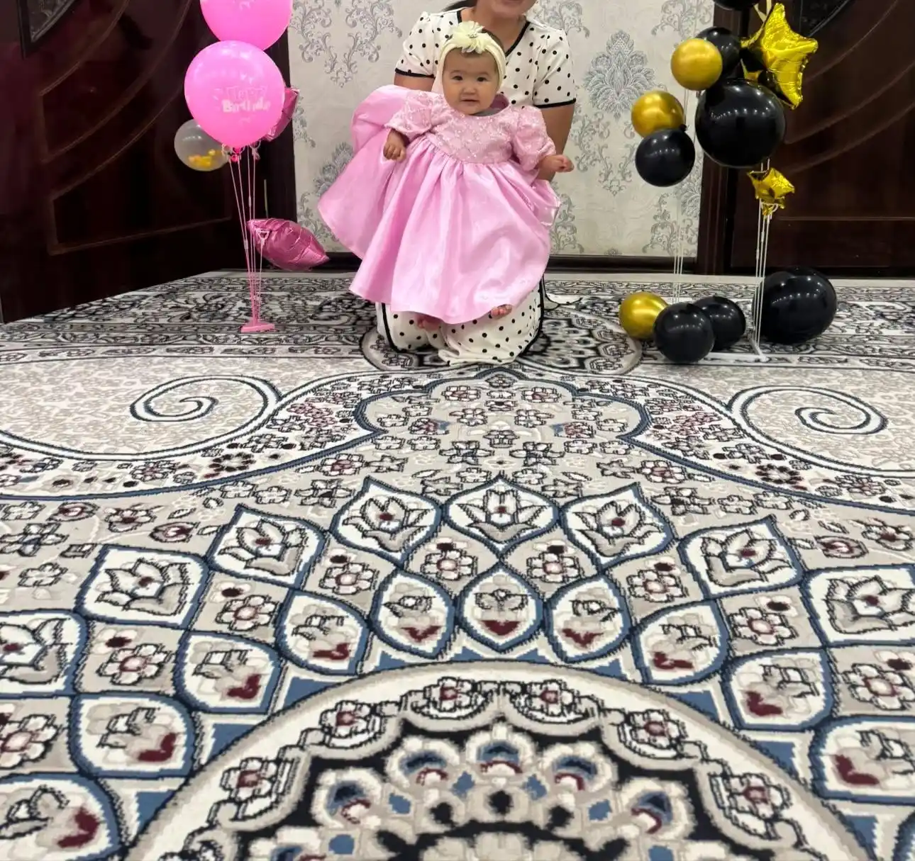 85 сантиметровый набор воздушных шаров со стойкой для крепления Happy Birthday