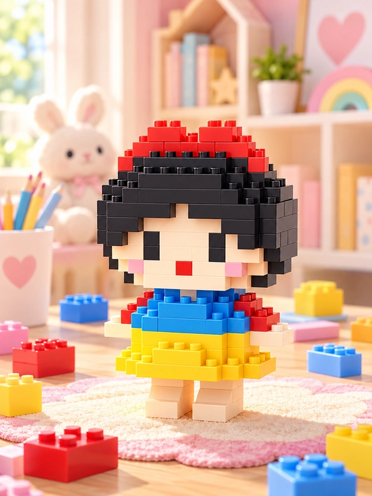 3D mini bloklardan konstruktor o‘yinchoq, 42 xil - 