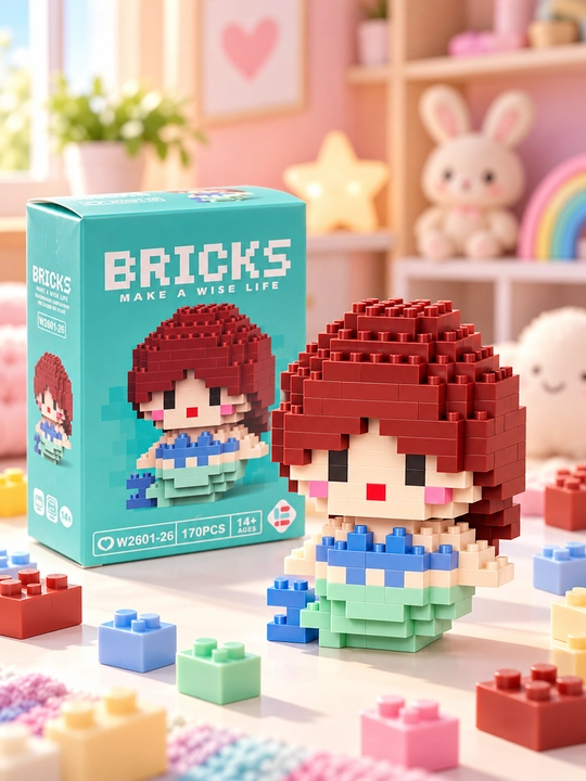 Игрушка-конструктор из мини блоков 3D, 42 вида - 