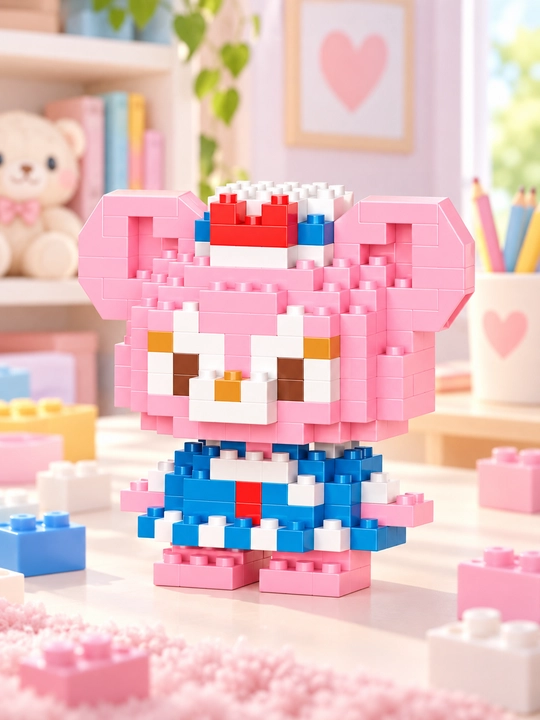 3D mini bloklardan konstruktor o‘yinchoq, 42 xil - 
